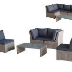 Wicker outdoor furniture- sofa set